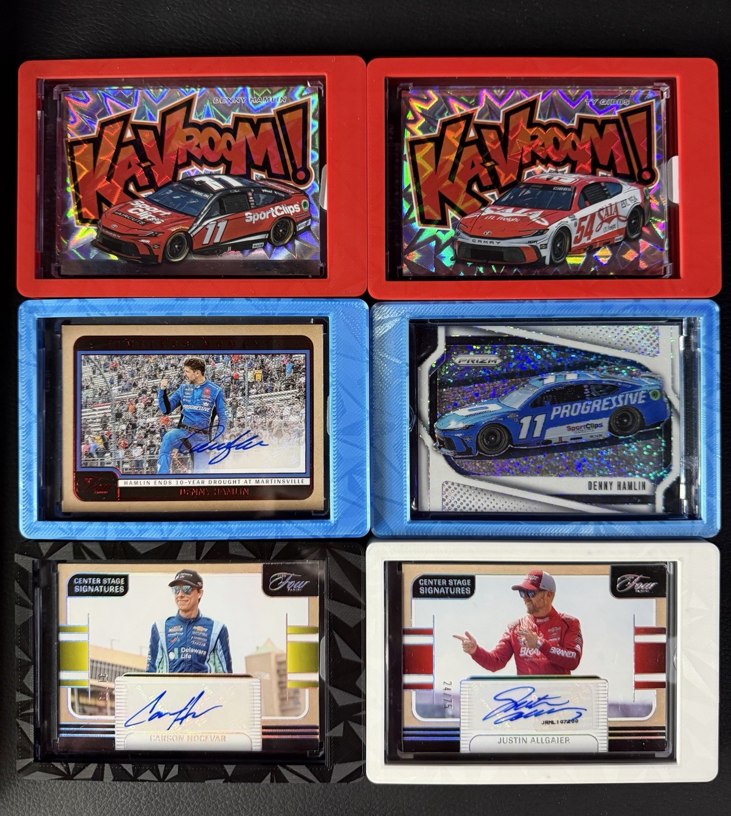 One Touch Display Case / Bumper. Trading Or Sports Card Frame. 5 Pack 35Pt Cases