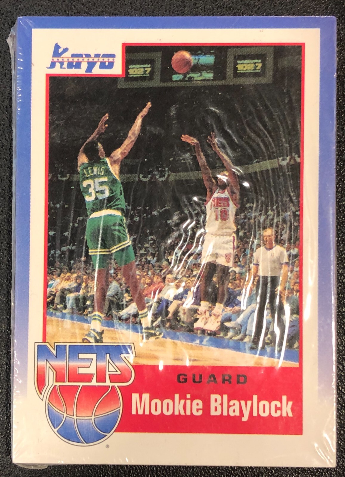 New Jersey Nets Basketball 1990-91 Kayo Breyers Sealed Trading Card Set #1-14