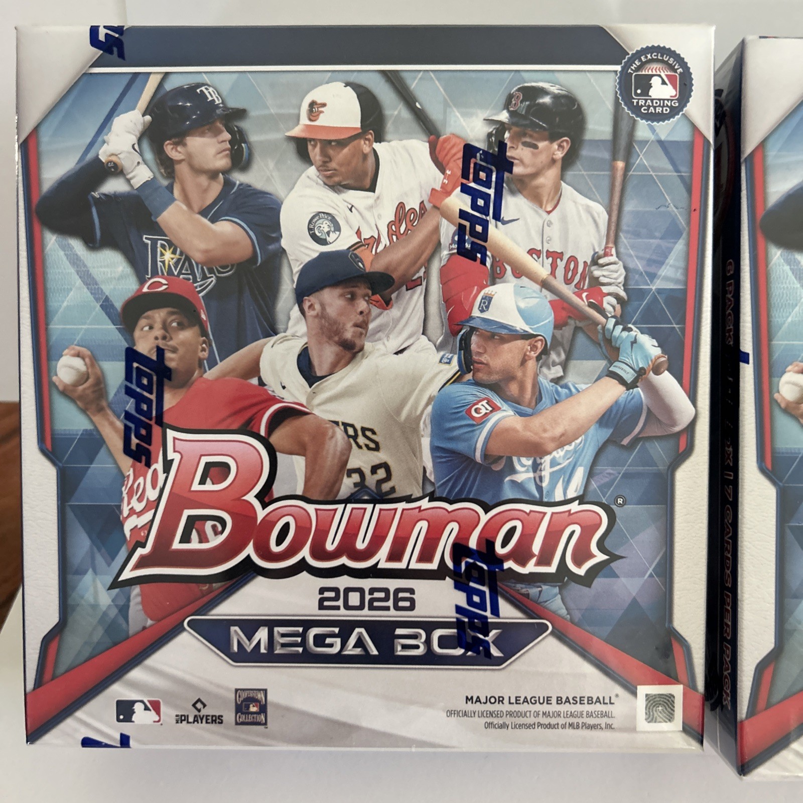 Bowman 2026 Mega Box MLB Baseball 2 Boxes FREE SHIPPING NEW (2) Combo Lot Topps