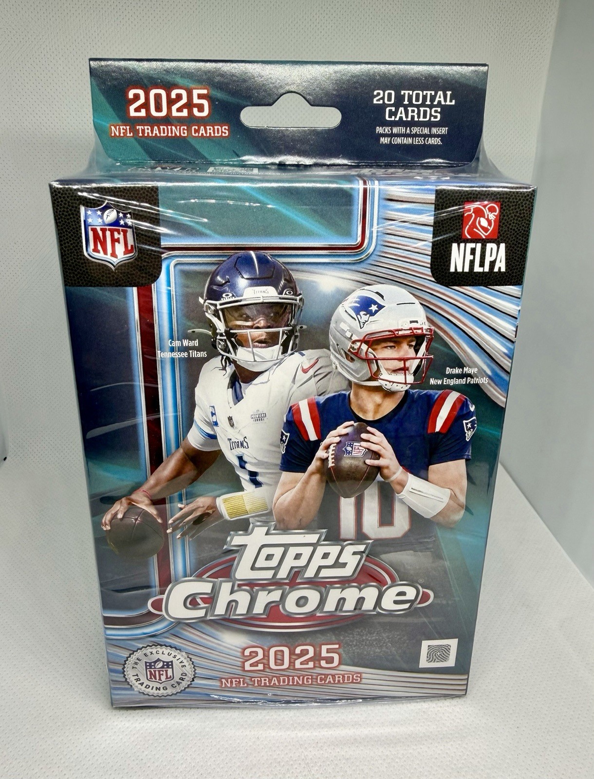 2025 Topps Chrome NFL Football Hanger Box Factory Sealed