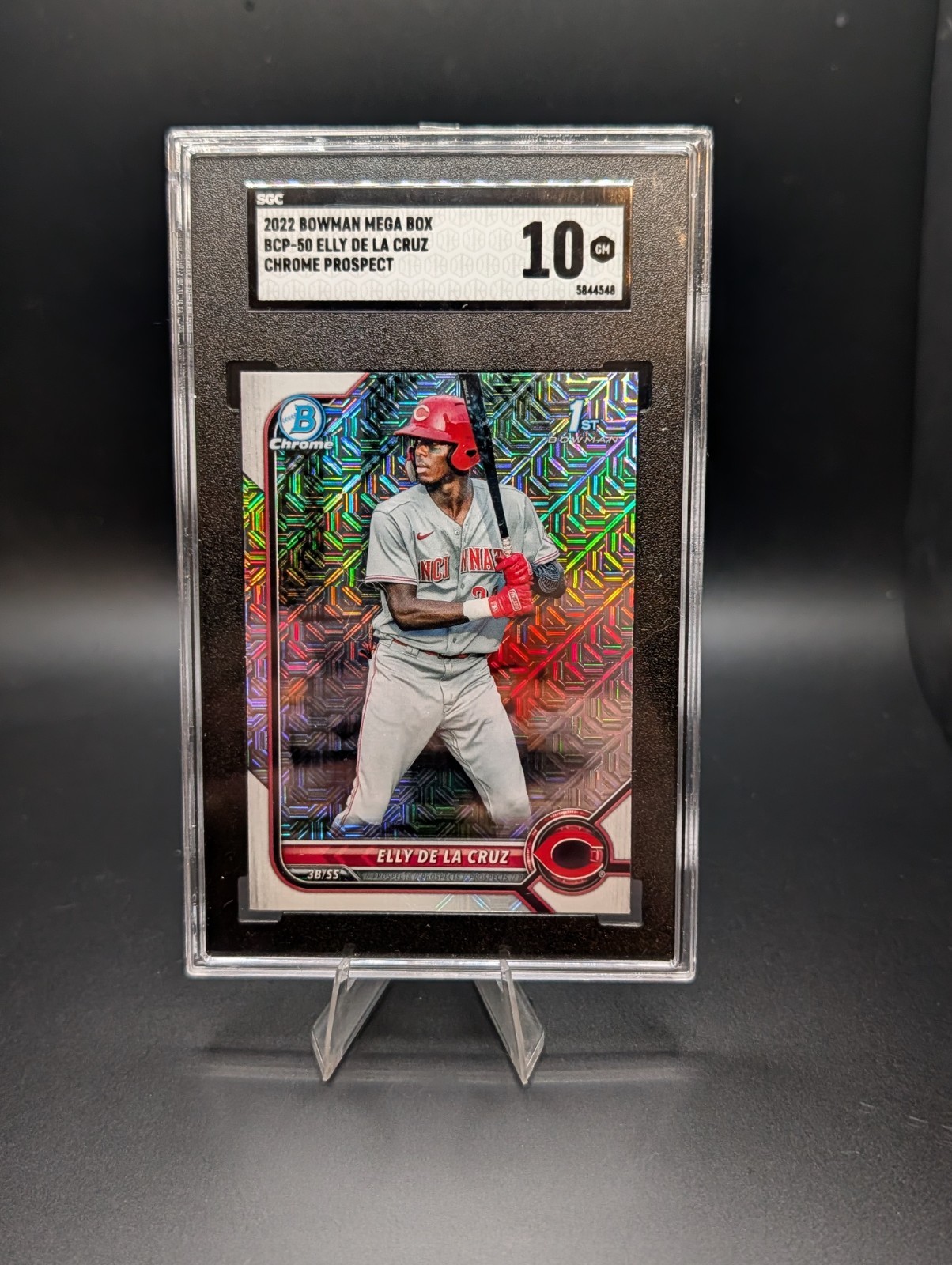 2022 BOWMAN MEGA BOX BCP-50 ELLY DE LA CRUZ CHROME PROSPECT