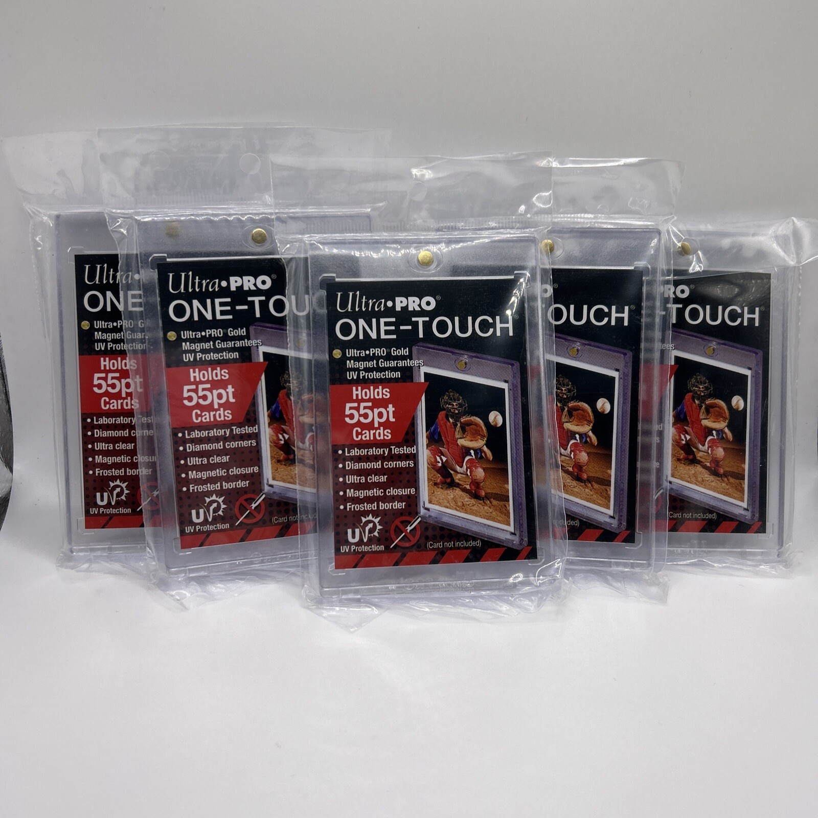 Ultra Pro One-Touch 55pt Point Magnetic Card Holder – Lot of 5