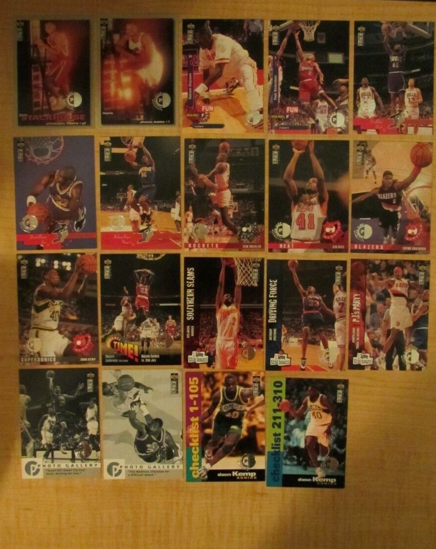 1995-96 Upper Deck Collectors Choice Players Club Lot of 49