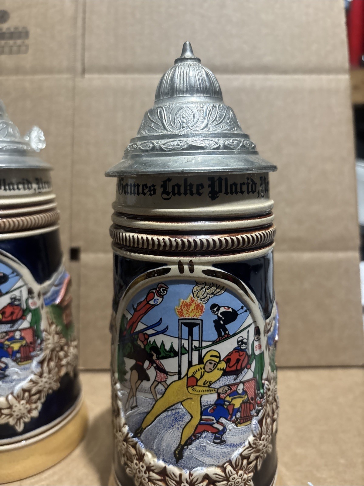 Lake Placid 1980 Winter Olympics German Mader’s Stein 1/7500 Eric Heiden – Qty 1