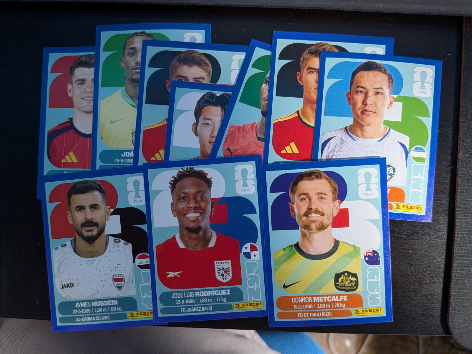 U Pick Single Sticker – 2026 Panini FIFA World Cup Blue Parallel Sticker