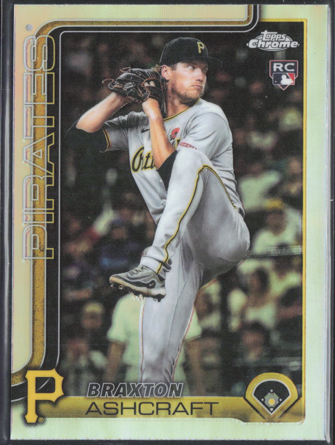 2025 Topps Chrome Update Braxton Ashcraft Refractors Rookie #USC142 Pirates RC