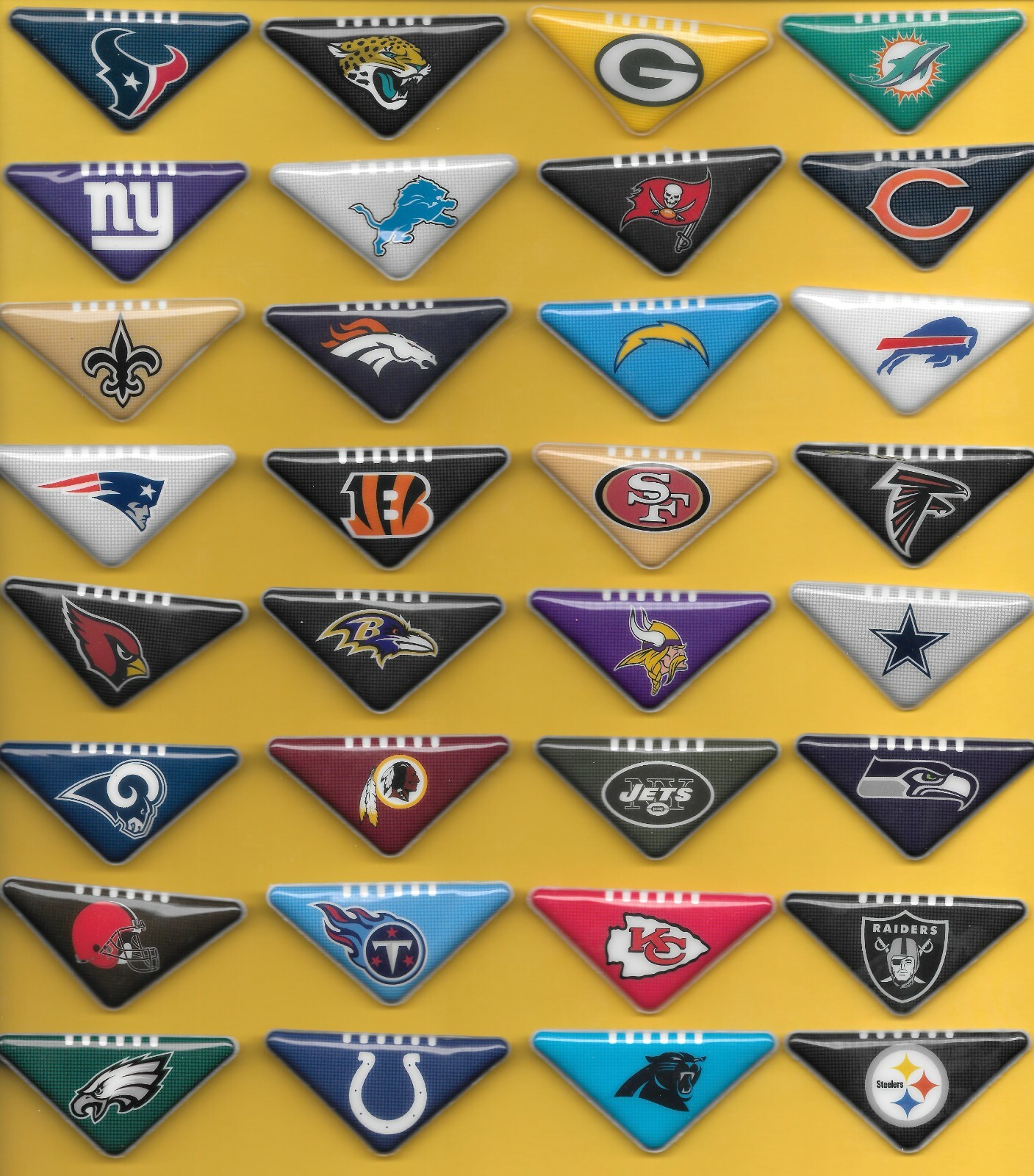 NFL Tabletop Footballs – Pick Your Team – Flick It – Licensed Gumball / Vending