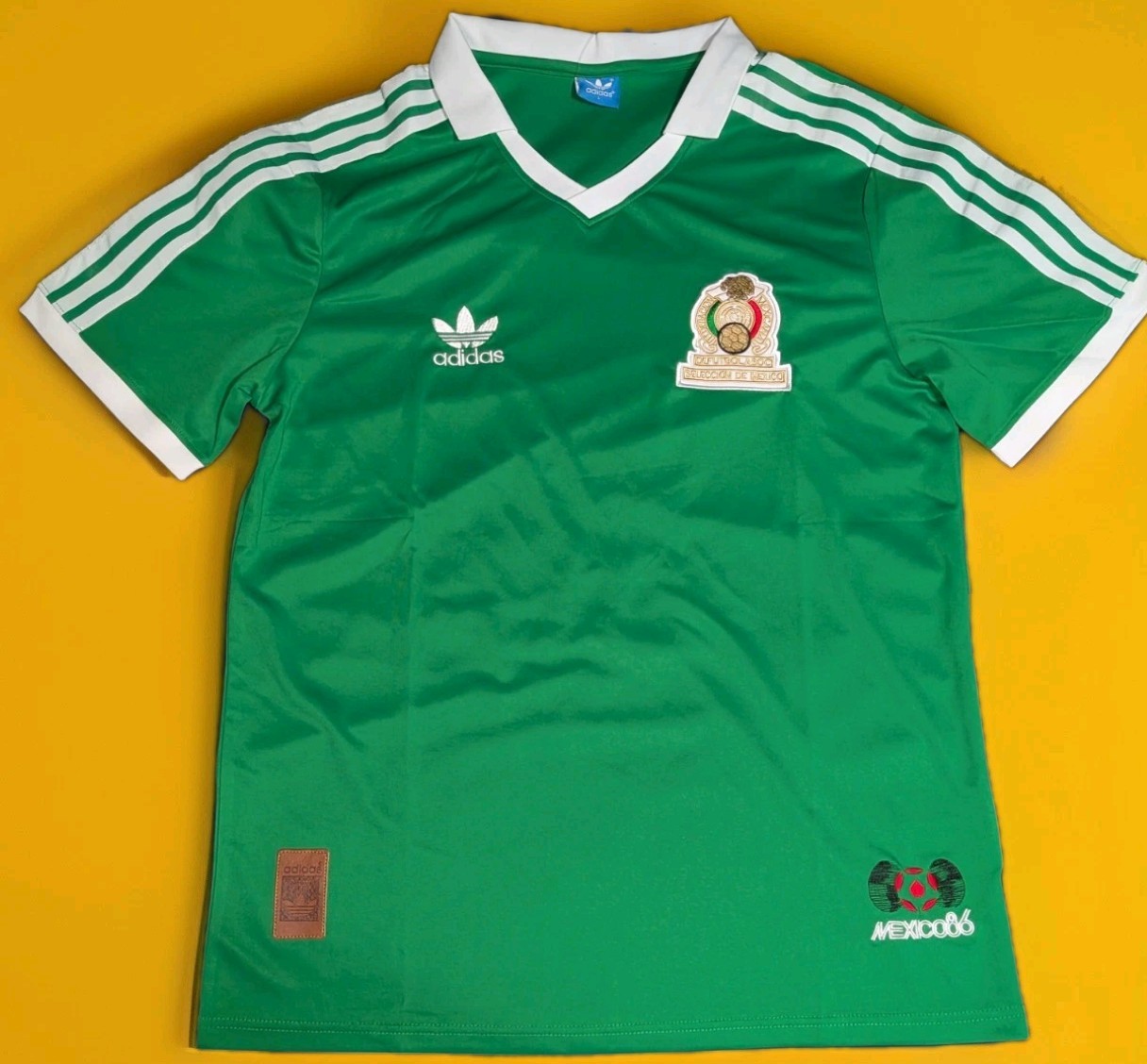 Adidas Mexico Retro Home 1986 Classic Jersey New Mens Medium