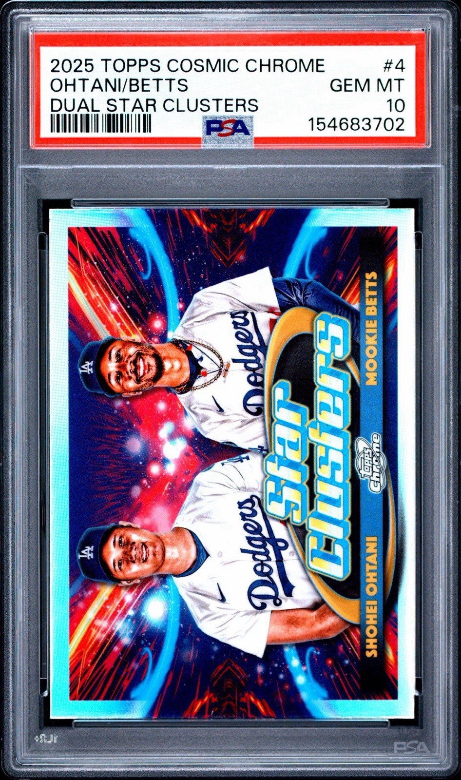 2025 Topps Cosmic Chrome – Star Clusters Shohei Ohtani, Mookie Betts #DSC-4