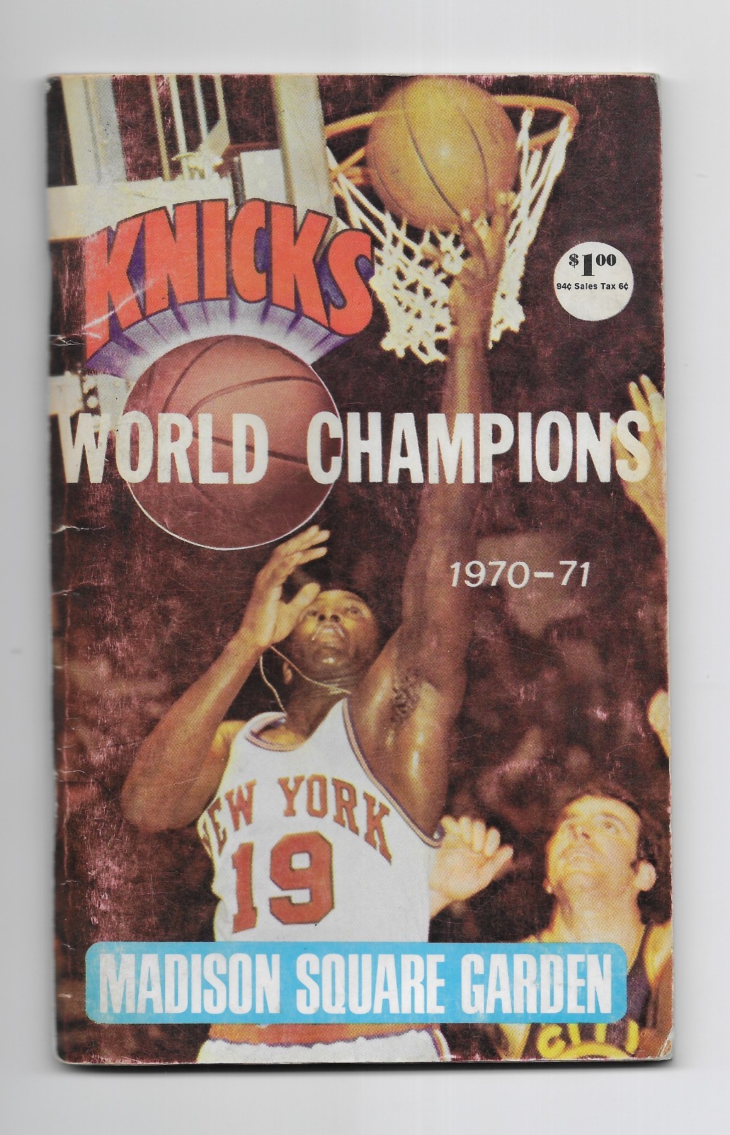 1970-71 New York Knicks Yearbook Madison Square Garden MSG Media Guide
