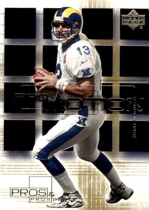 2000 Upper Deck Pros & Prospects #P1 Kurt Warner ProMotion