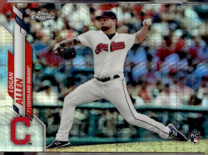 2020 Topps Chrome #155 Logan Allen Prism Refractor