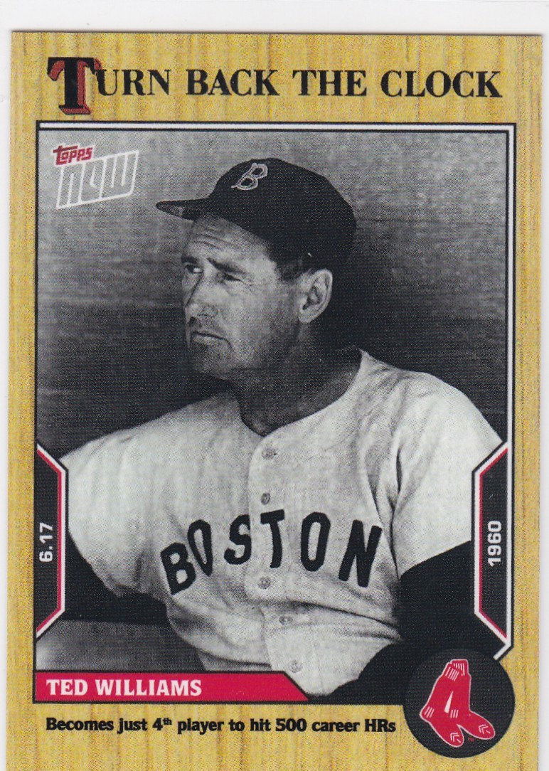 2022 TURN BACK THE CLOCK #79 TED WILLIAMS- BOSTON RED SOX
