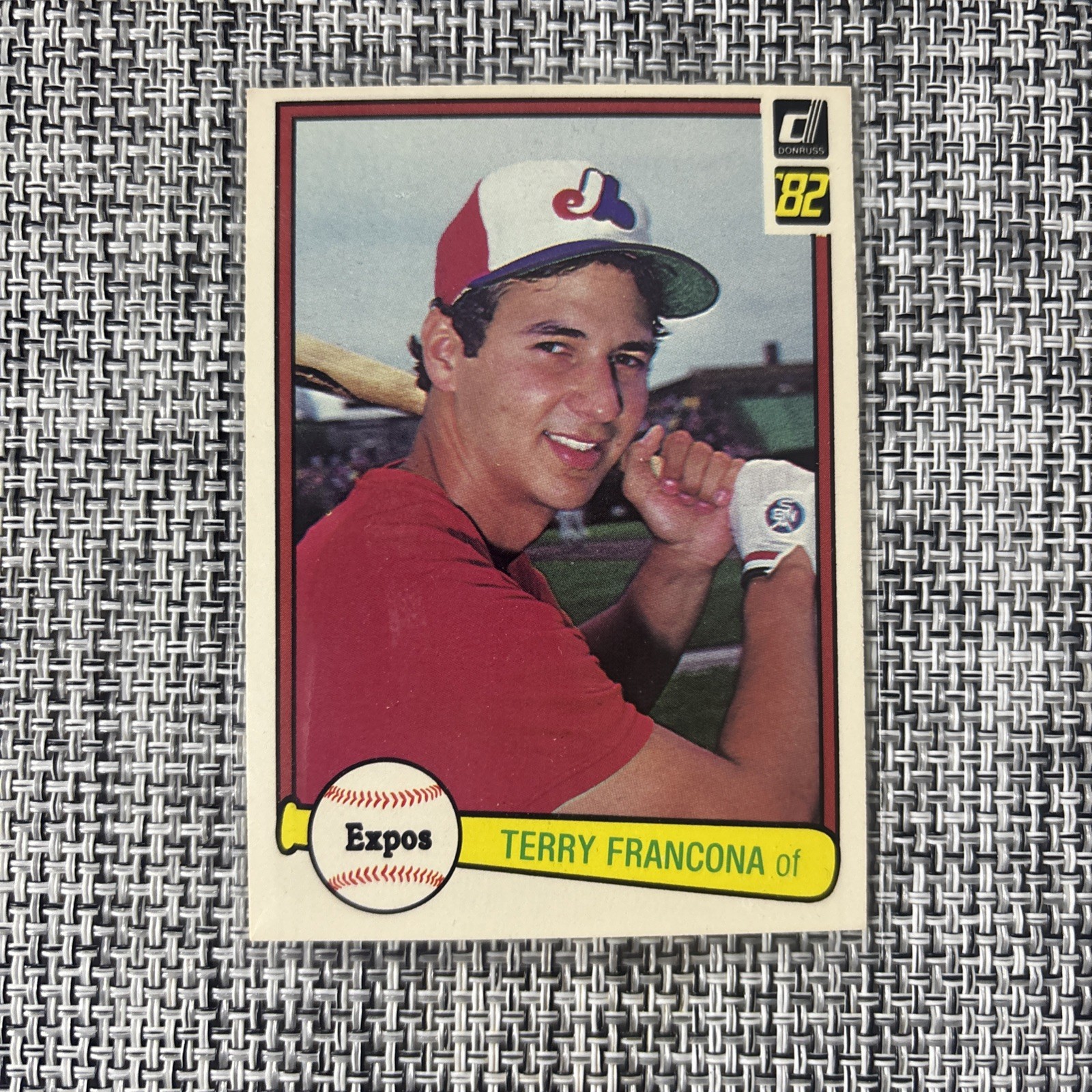 Terry Francona #627 1982 Donruss Montreal Expos