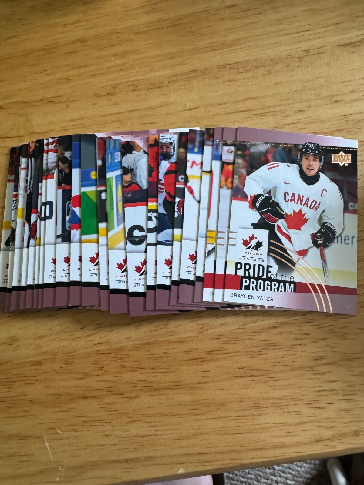 2025 Team Canada Juniors Rose Gold Foil – Complete Your Set