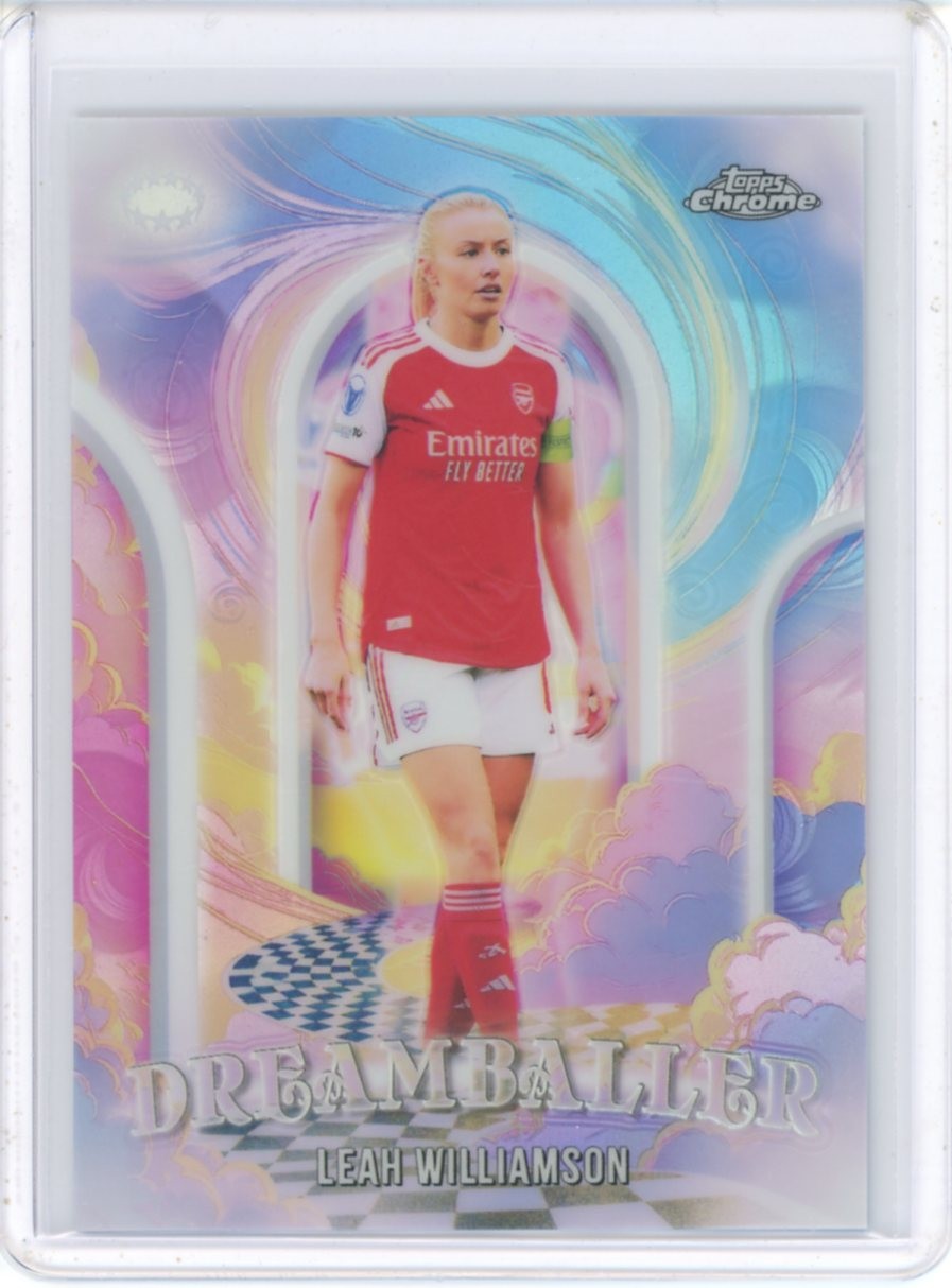 2025-26 TOPPS CHROME UEFA WOMEN’S UWCL DREAMBALLER LEAH WILLIAMSON #5