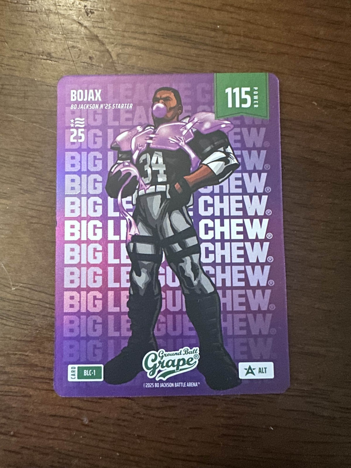 Bo Jackson – BLC1 – N25 Exclusive Big League Chew – Bo Jackson Battle Arena