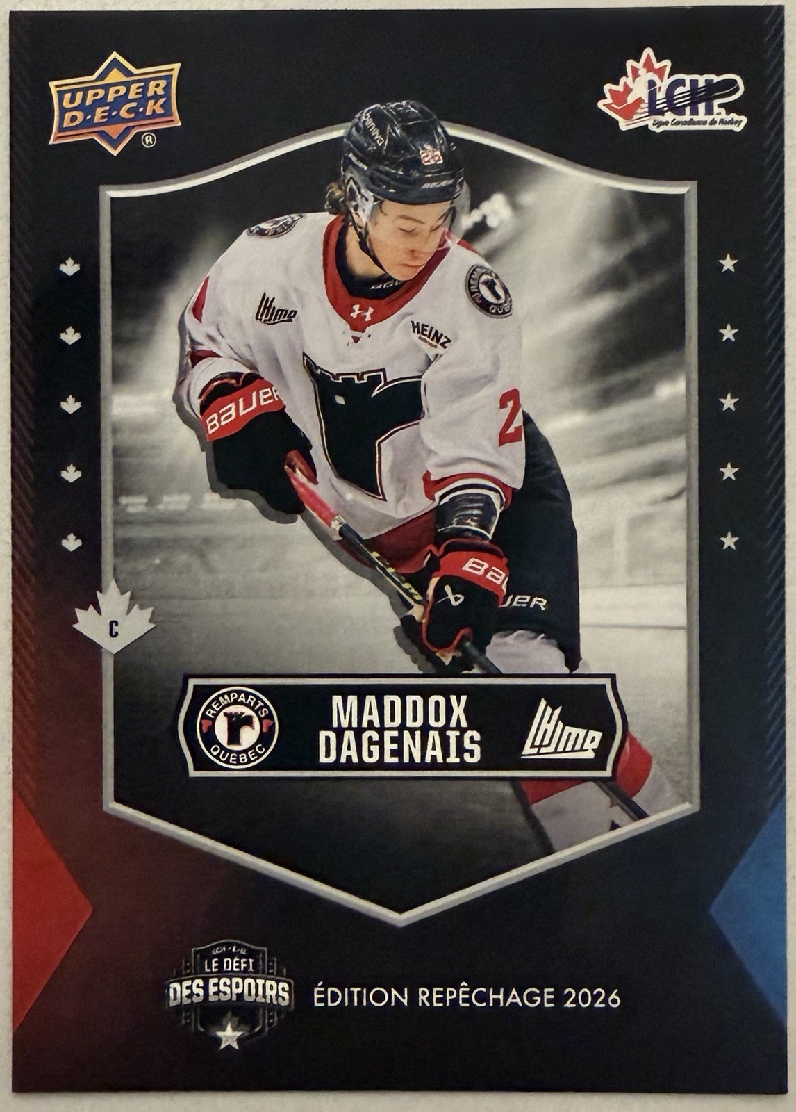 Maddox Dagenais Rookie 2025 Upper Deck Chl USA Prospects Challenge #PC-MD (RC)