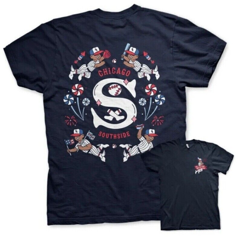 Chicago White Sox 4th Of July T-Shirt 7/4/23 SGA Size XL & Medium Free Fast Ship