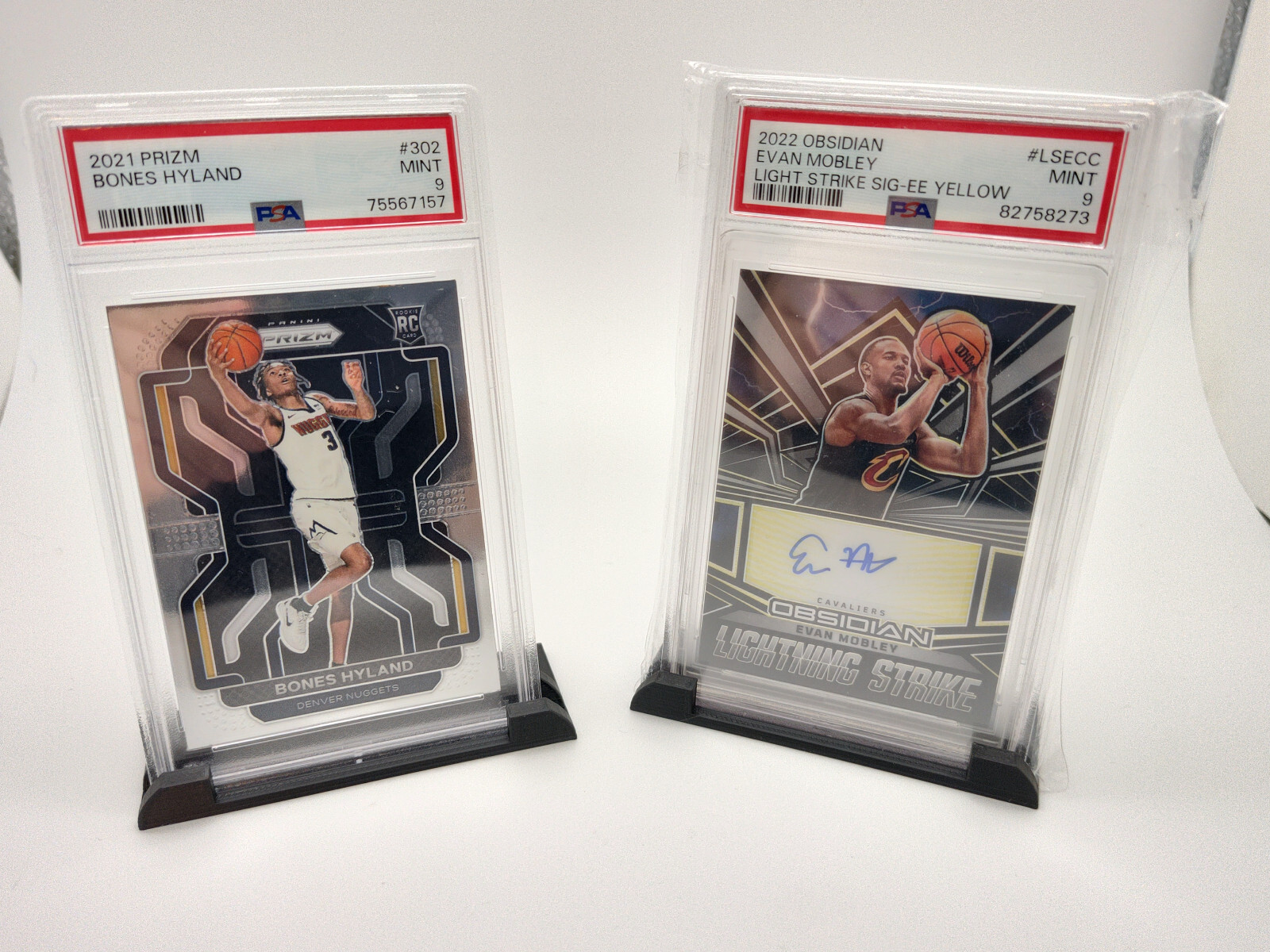 Display Stands for PSA Graded Cards – 5 Pack – Large selection of colors