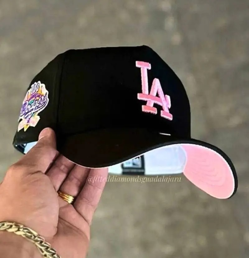 New Era Fitted Hat Dodgers Yankees Baseball Cap Side Patch 59FIFTY 9FORTY USA!