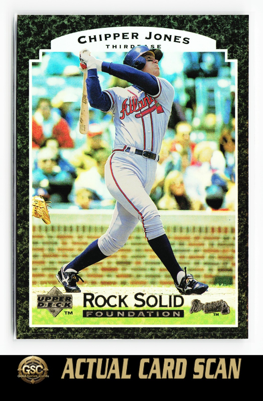 1997 Upper Deck Chipper Jones #RS5 Rock Solid Foundation Atlanta Braves