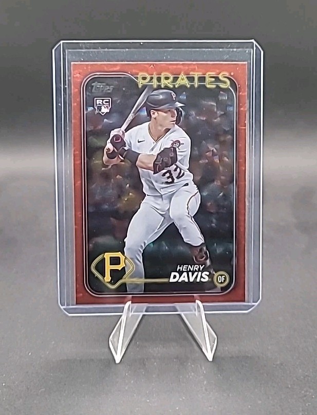 2024 Topps Series 1 Red Foil 22/199 Henry Davis (RC) #295 Pittsburgh Pirates