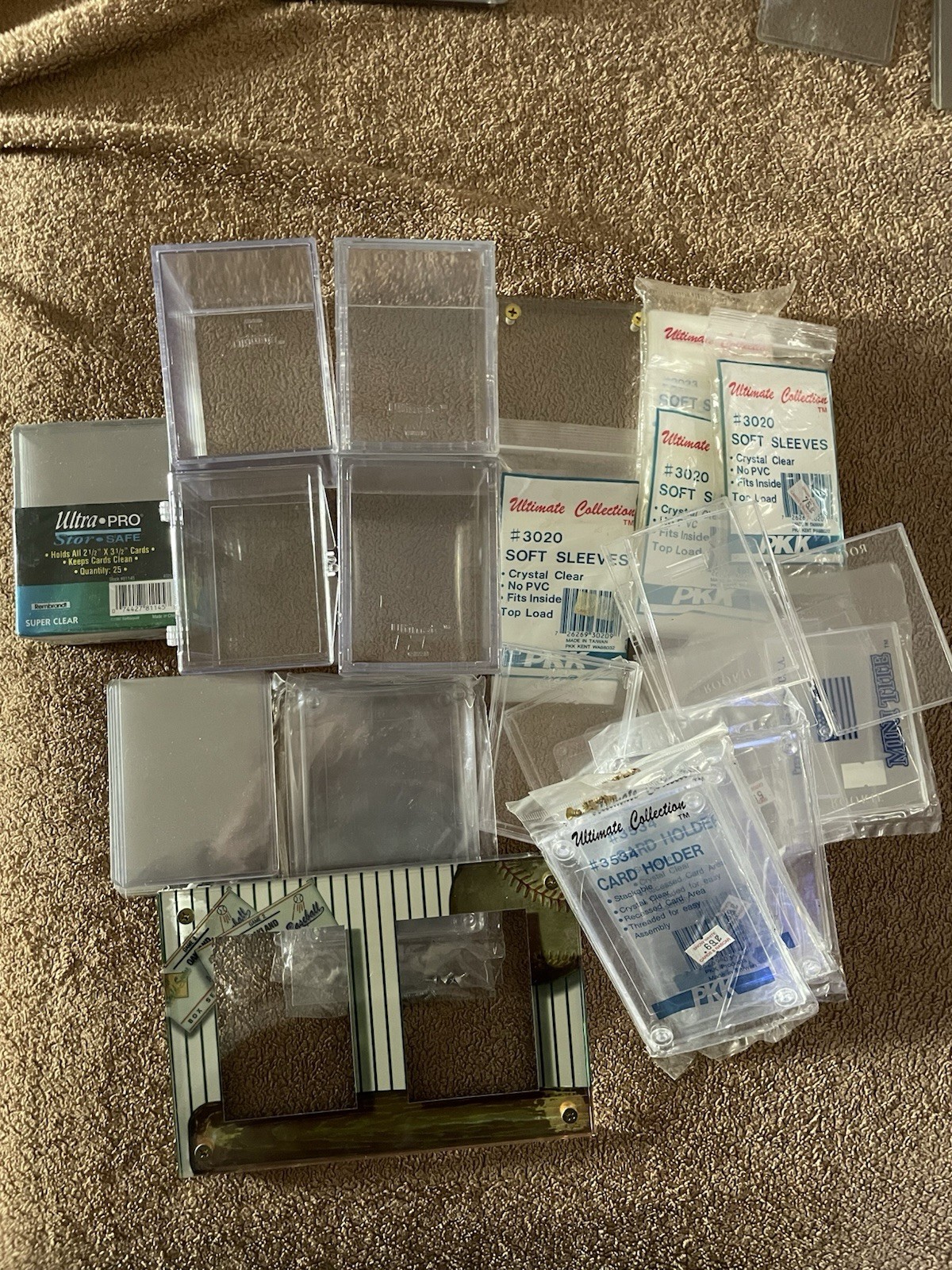 Baseball Card Supplies.. Top Loploaders.. Snaptights.. Screwdowns..Softsleeves