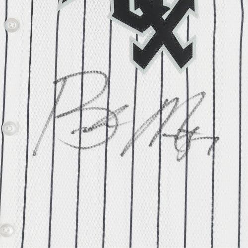 Braden Montgomery Chicago White Sox Autographed White Nike Replica Jersey