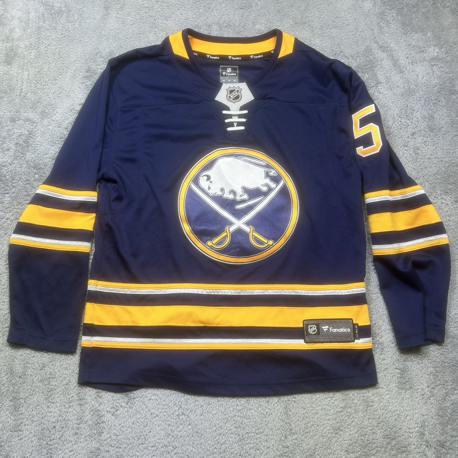 Buffalo Sabres Jeff Skinner #53 Jersey Men’s M Blue Fanatics NHL Home