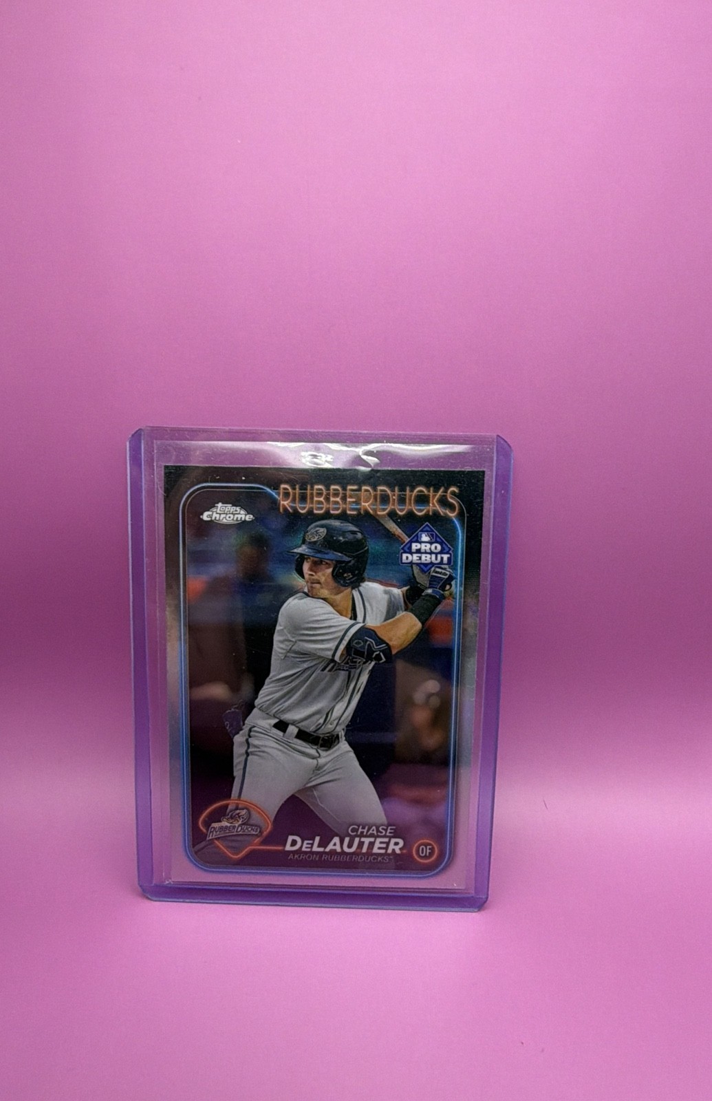 2024 Topps Pro Debut – Chrome Chase Delauter #PDC-197 (RC)