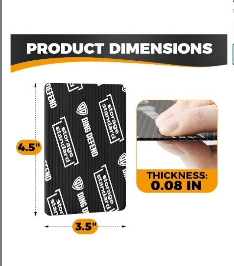 Ding Defend 110-Pack Trading Card Protector Shipping – 3.5 X 4.5 Inch Black