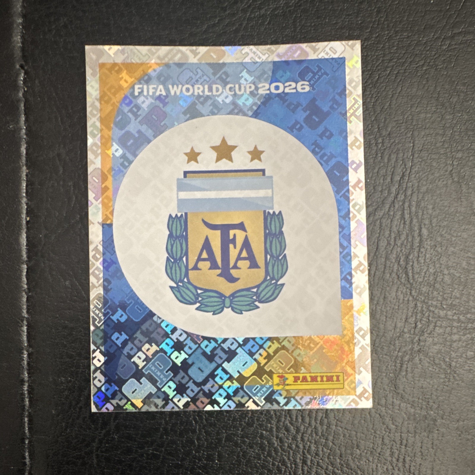Panini World Cup 2026 Argentina AFA Crest Badge Sticker ARG 1 Online Exclusive