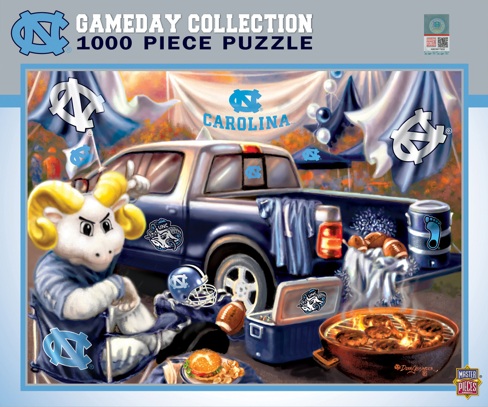 MasterPieces – UNC Tar Heels – NCAA Gameday 1000 Piece Jigsaw Puzzle