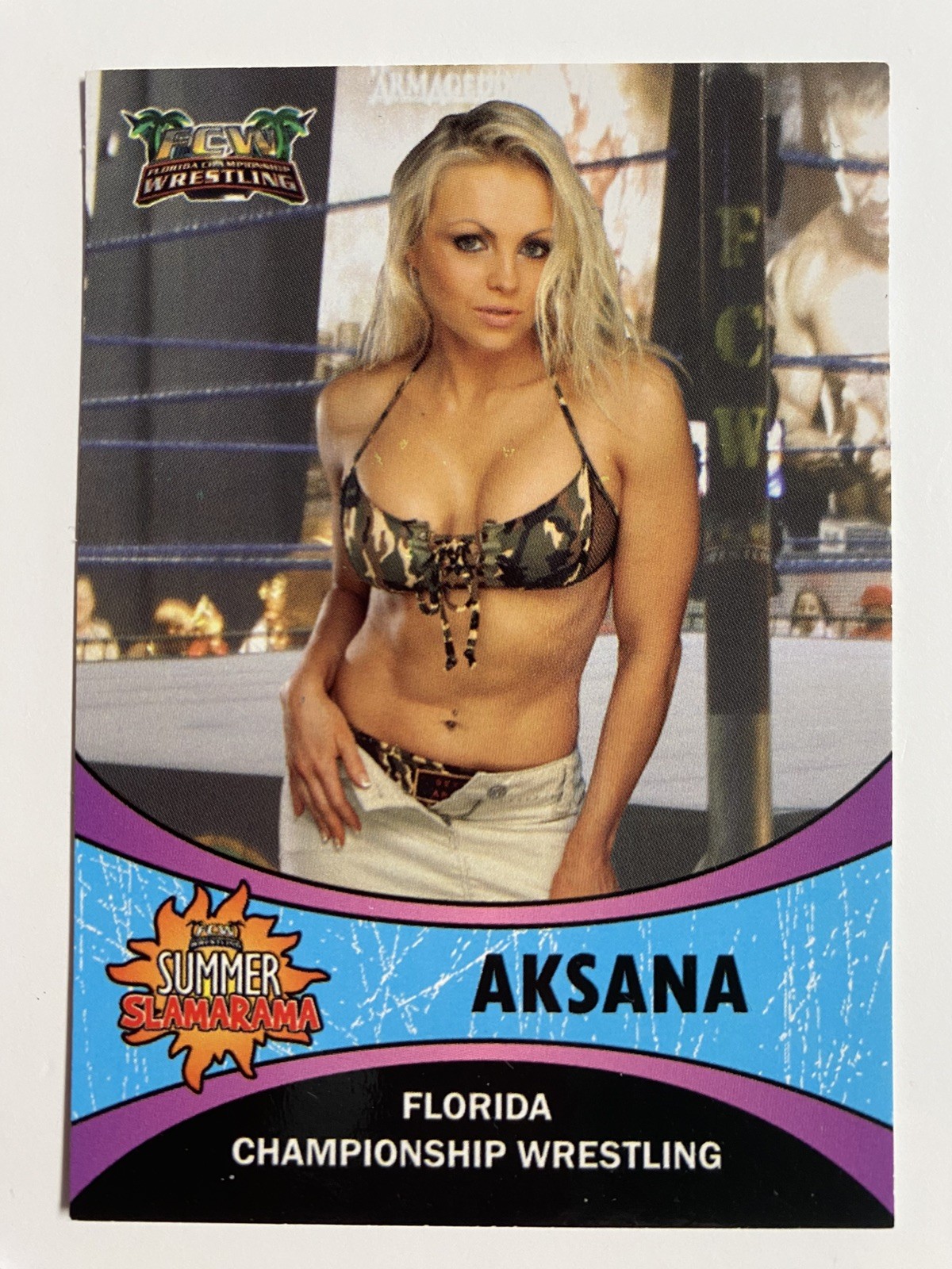 RAQUEL DIAZ (SHAUL GUERRERO) & AKSANA & CAYLEE TURNER : 2011 FCW Cards = WWE