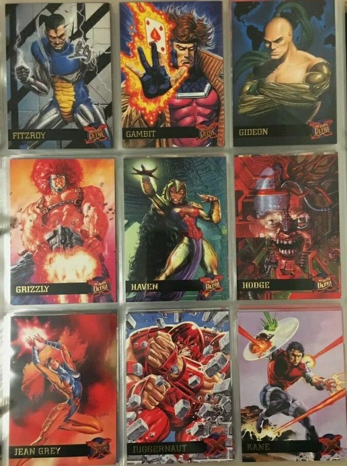 X-Men Marvel (1995, Fleer Ultra) Base Card You Pick, Finish Your Set