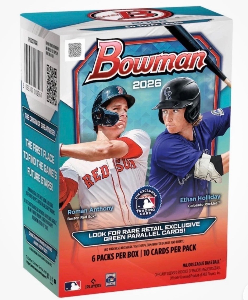 2026 Bowman CHROME PROSPECTS (BCP-1 – BCP-150) Buy More & Save! New Cards Added