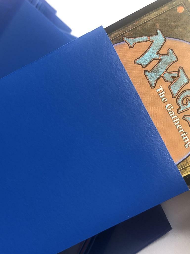 Lenayuyu 300pcs StripodBlue Protector Standard MTG Card Sleeves 66x91mm Glossy