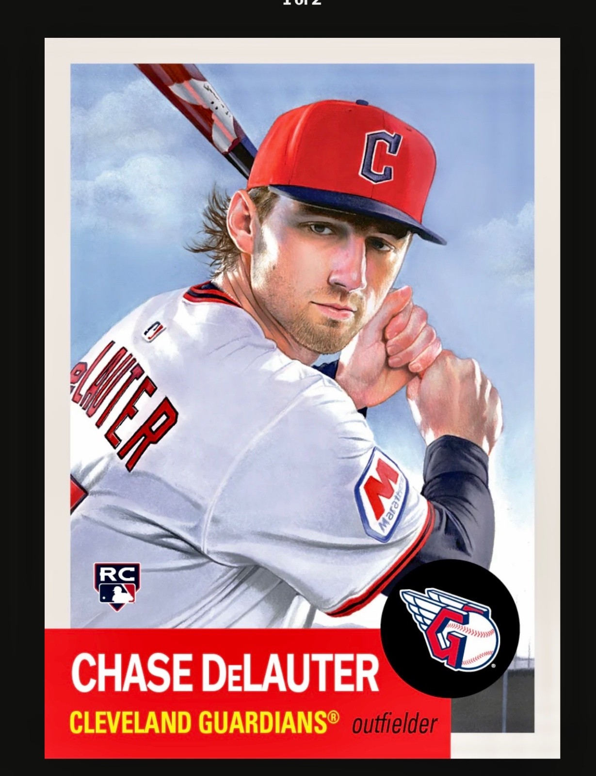 TOPPS LIVING SET 931 CHASE DeLAUTER RC GUARDIANS PRESALE