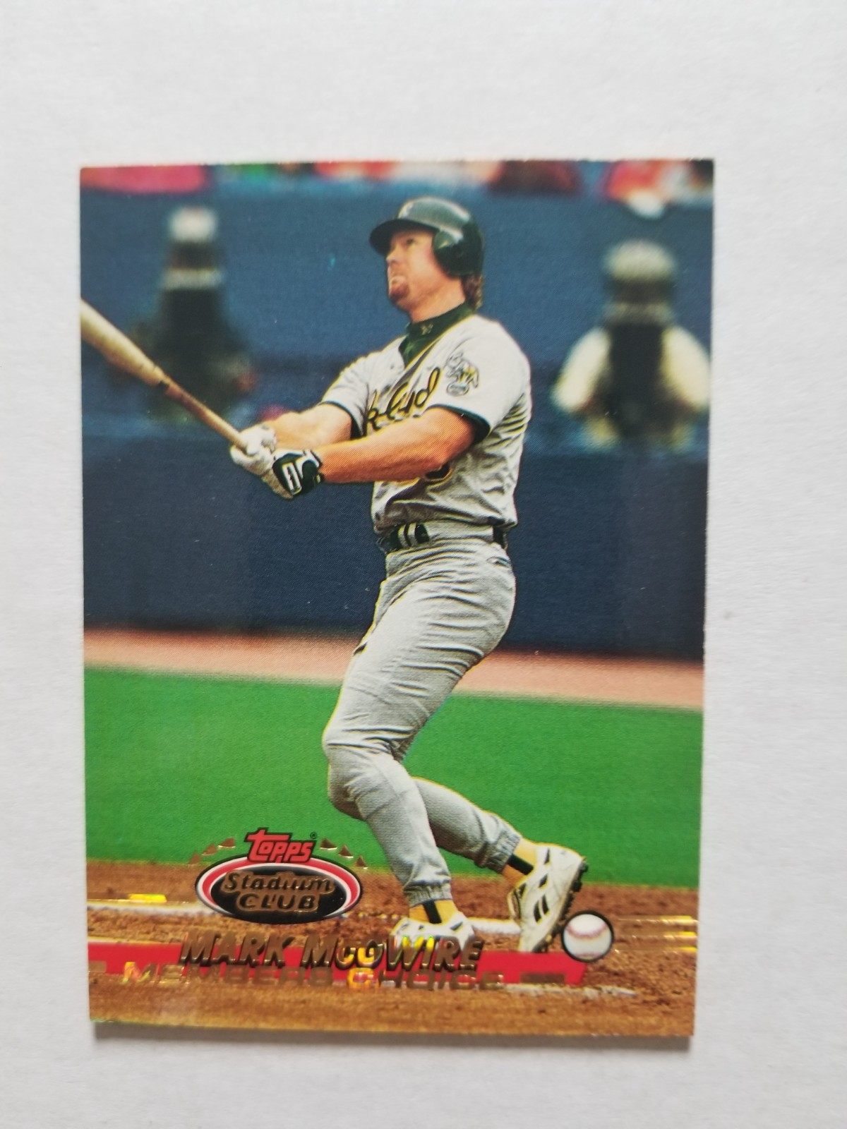 1993 Stadium Club #595 Mark McGwire Members Only