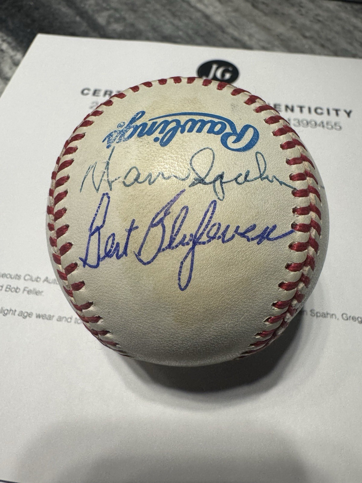 2500 strikeout club signed baseball