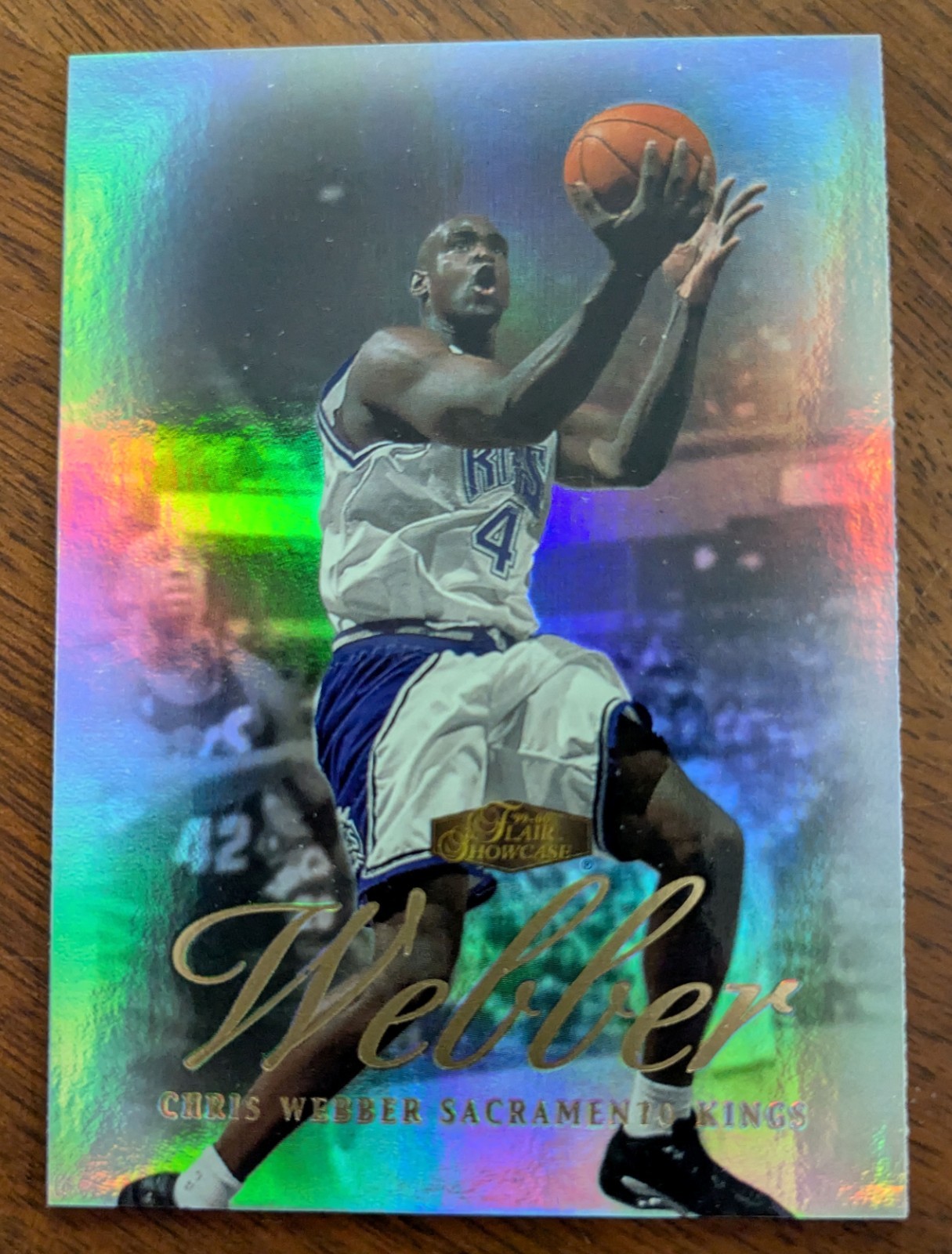 CHRIS WEBBER, 1999-00 FLAIR SHOWCASE #53, KINGS