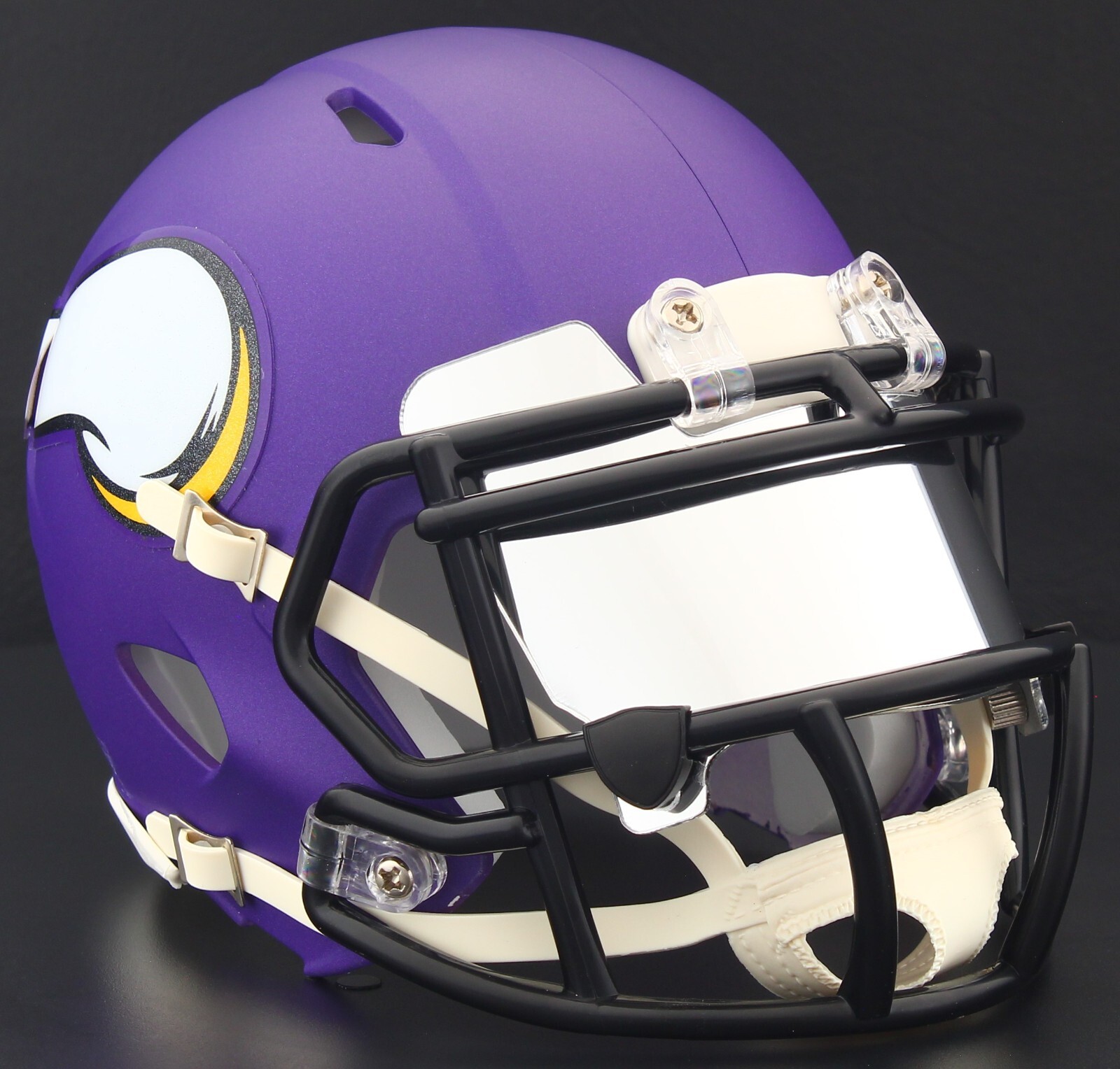 MINNESOTA VIKINGS NFL Riddell SPEED Mini Football Helmet w/ EYE SHIELD VISOR