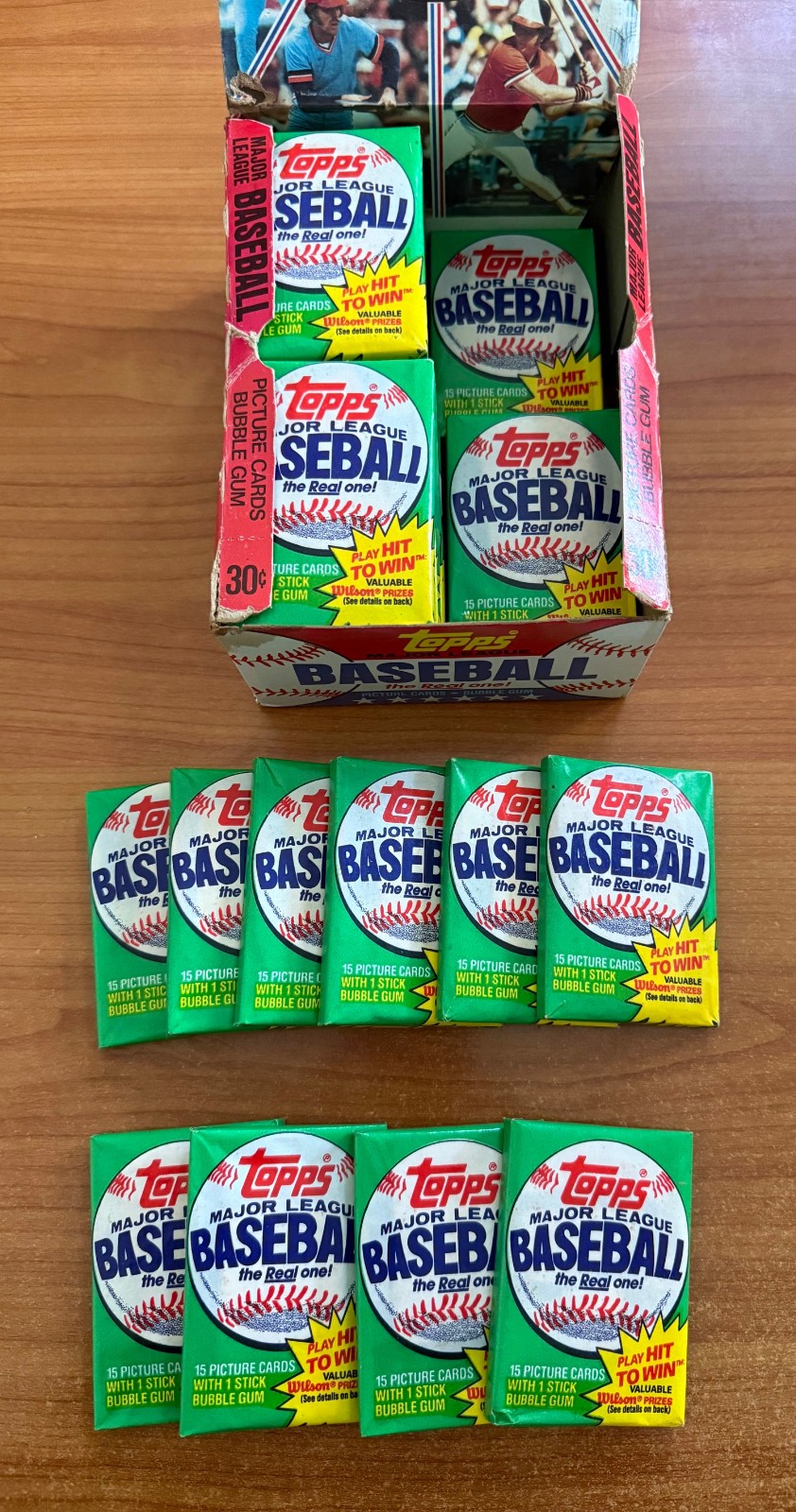 vintage ONE 1981 TOPPS BASEBALL WAX PACK from JUST OPENED WAX BOX – SEE VIDEO