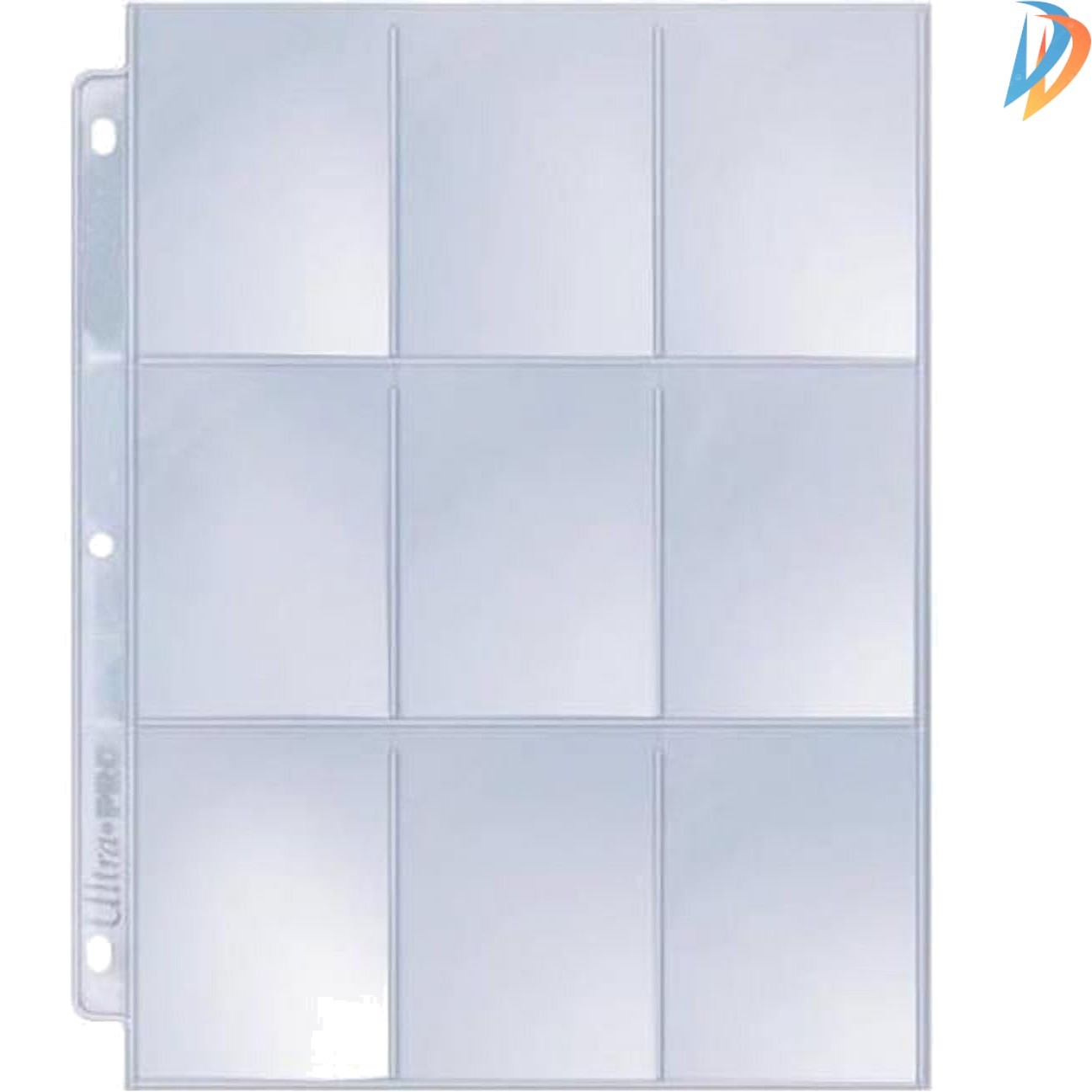 25-Count Silver Series Nine-Pocket Page Protectors for Card Collectors