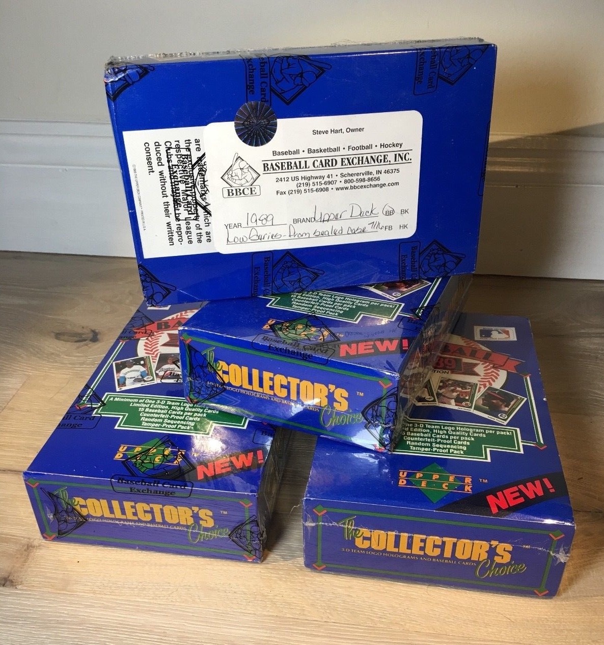 ONE 1989 Upper Deck Low Series Wax Pack ’10’ Ken Griffey Jr Rookie $3000+
