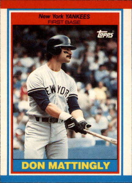 1989 Topps United Kingdom UK Minis #49 Don Mattingly – NM-MT