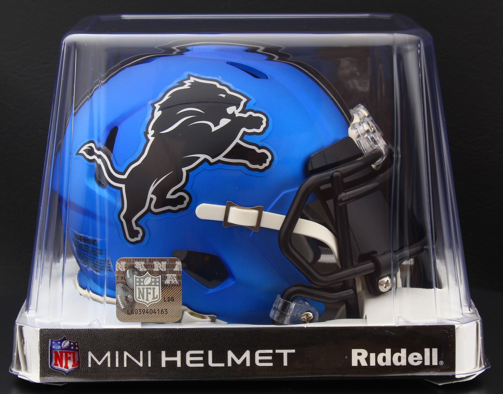 DETROIT LIONS NFL Riddell SPEED Mini Football Helmet w/ EYE SHIELD VISOR