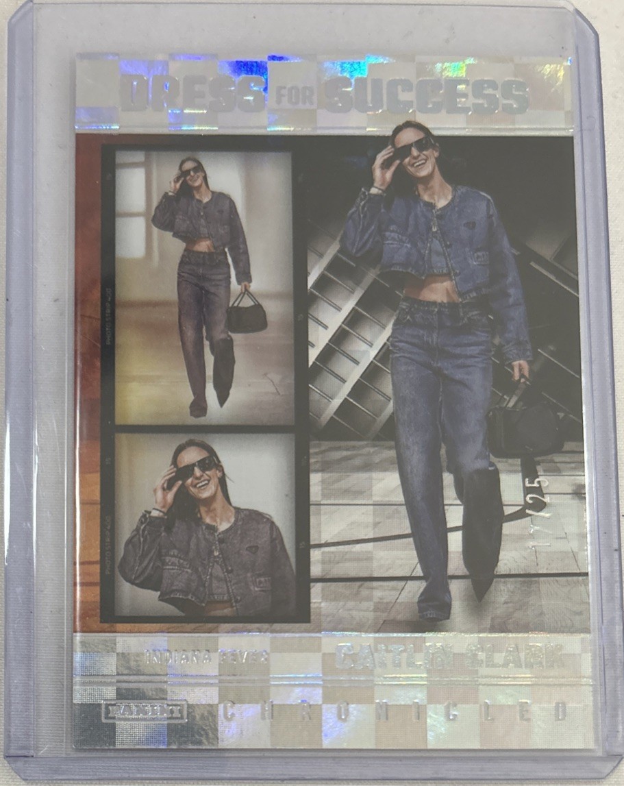 Caitlin Clark Chronicled 2025 Chronicles 65 Dress For Success Checkerboard 17/25