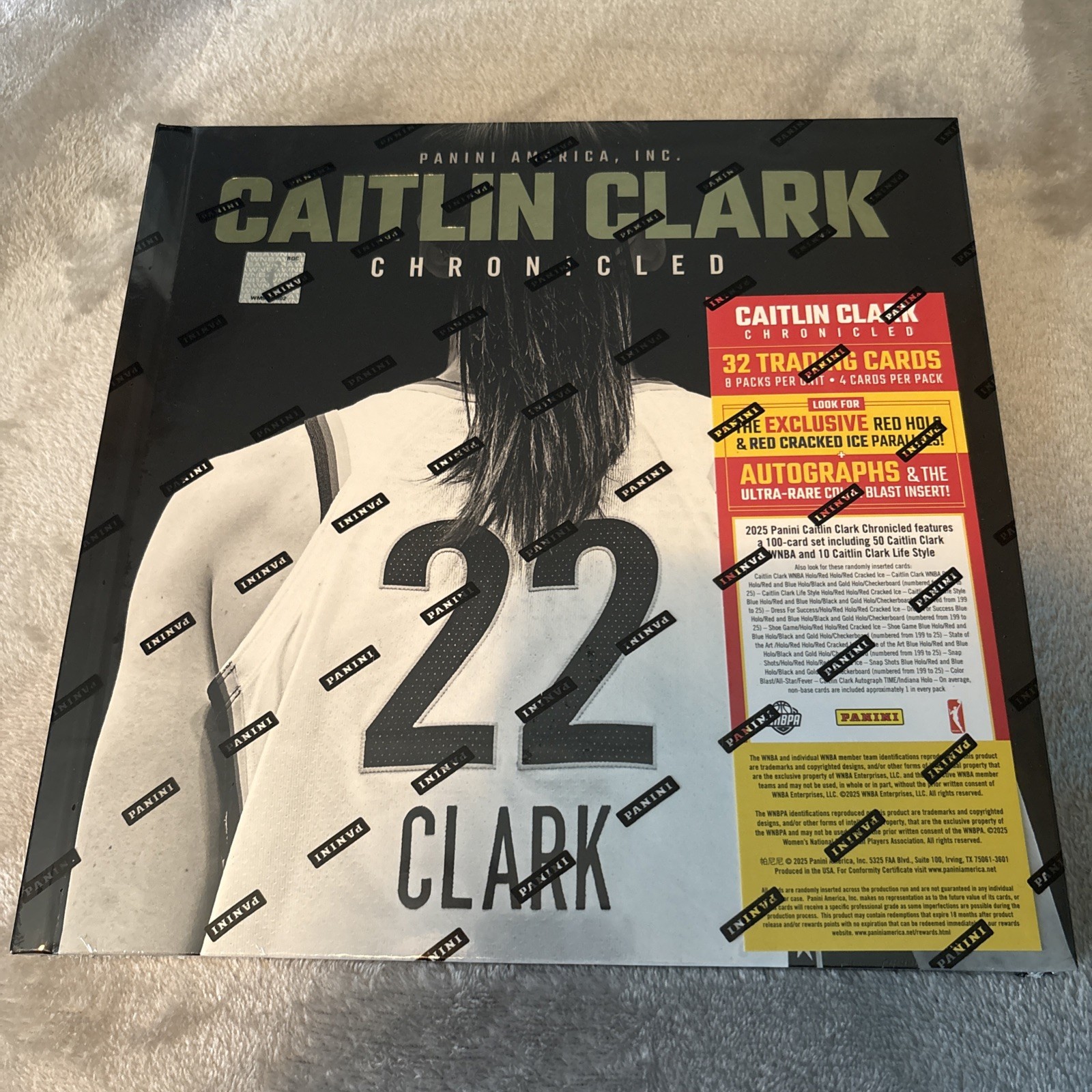 2025 Panini Caitlin Clark Chronicled Exclusive Factory Sealed Chronicles